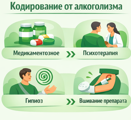 кодирование от алкоголизма в Мегионе Санати
